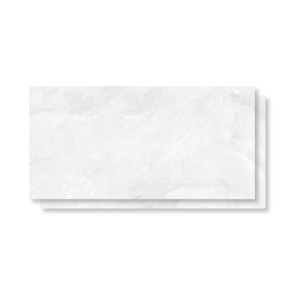Porcelanato Polido 62x121cm Caixa 2,25m² Damme Onix Bianco Retificado - PR12230