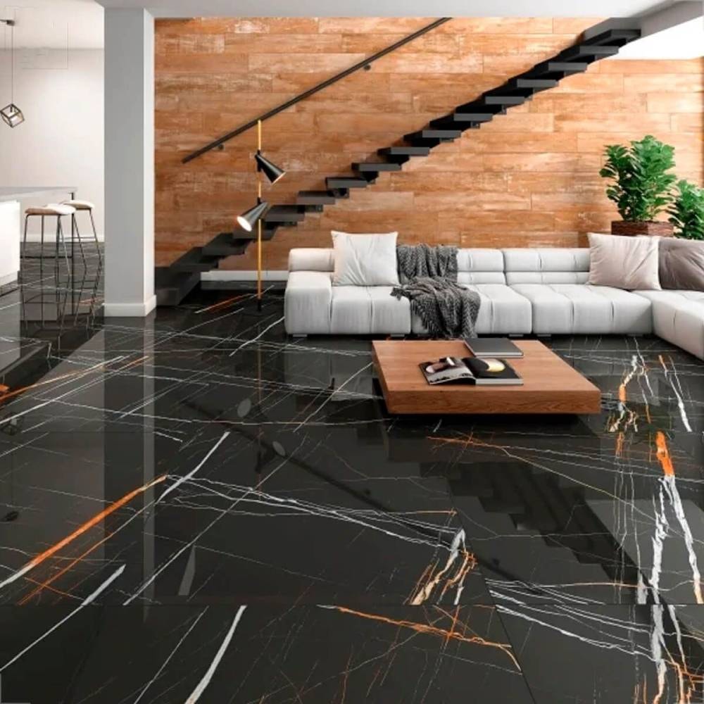 Porcelanato Polido 62x121cm Caixa 2,25m² Damme Sahara Retificado - PR12193