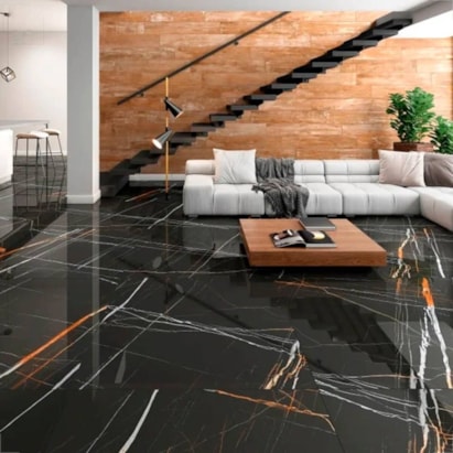 Porcelanato Polido 62x121cm Caixa 2,25m² Damme Sahara Retificado - PR12193