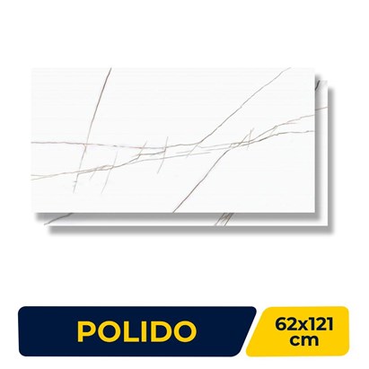 Porcelanato Polido 62x121cm Caixa 2,26m² Castelli Gran Sahara Soft Retificado - P70679