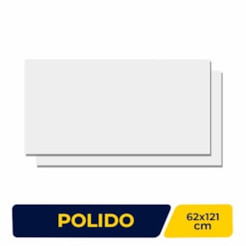 Porcelanato Polido 62x121cm Caixa 2,26m² Castelli Miramare Lux Retificado - P70611