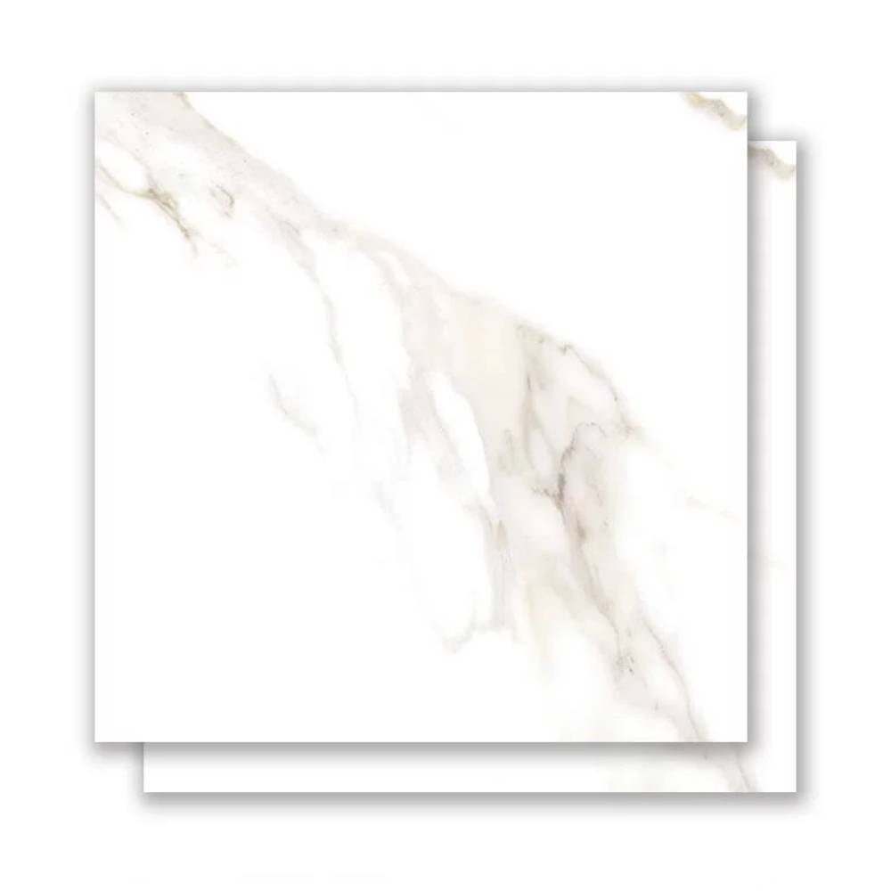 Porcelanato Polido 70x70cm Caixa 2,44m² Delta Marmo Douro Retificado - 2316