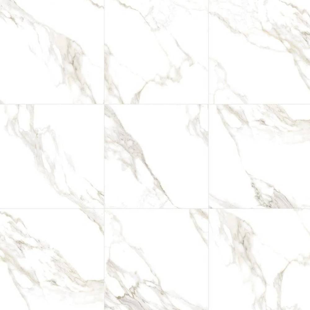 Porcelanato Polido 70x70cm Caixa 2,44m² Delta Marmo Douro Retificado - 2316