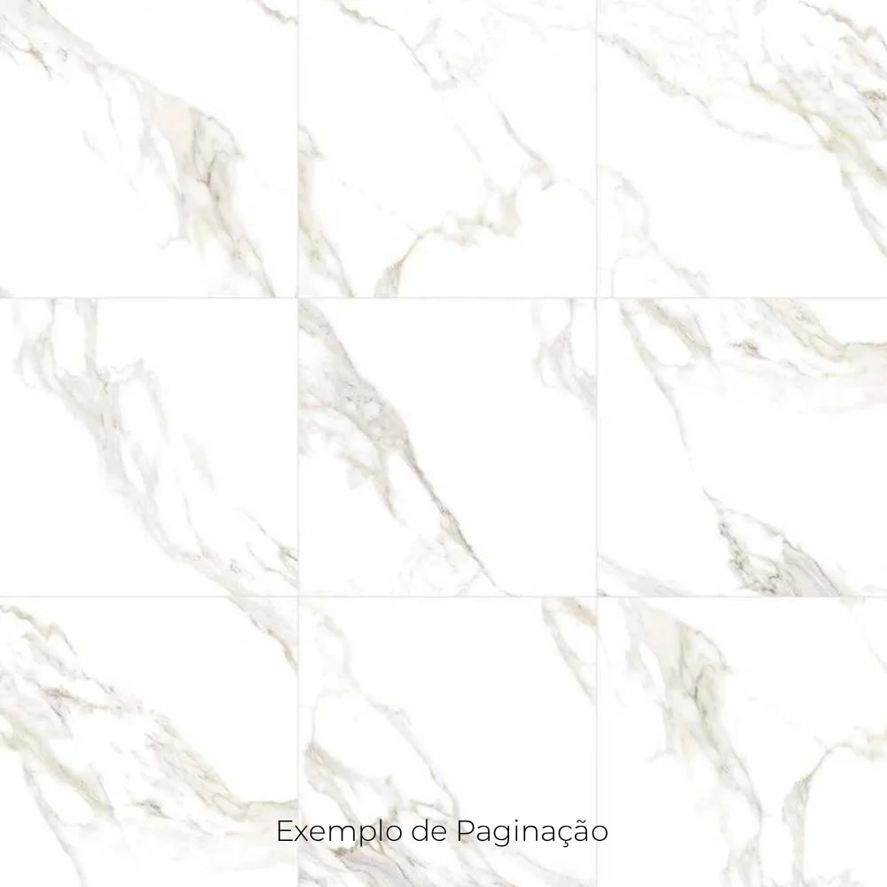 Porcelanato Polido 70x70cm Caixa 2,44m² Delta Marmo Douro Retificado - 2316