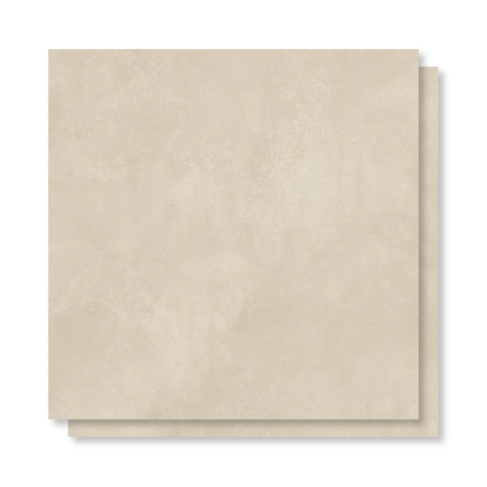 Porcelanato Polido 71x71cm Caixa 2,52m² Savane Urban Bege Retificado
