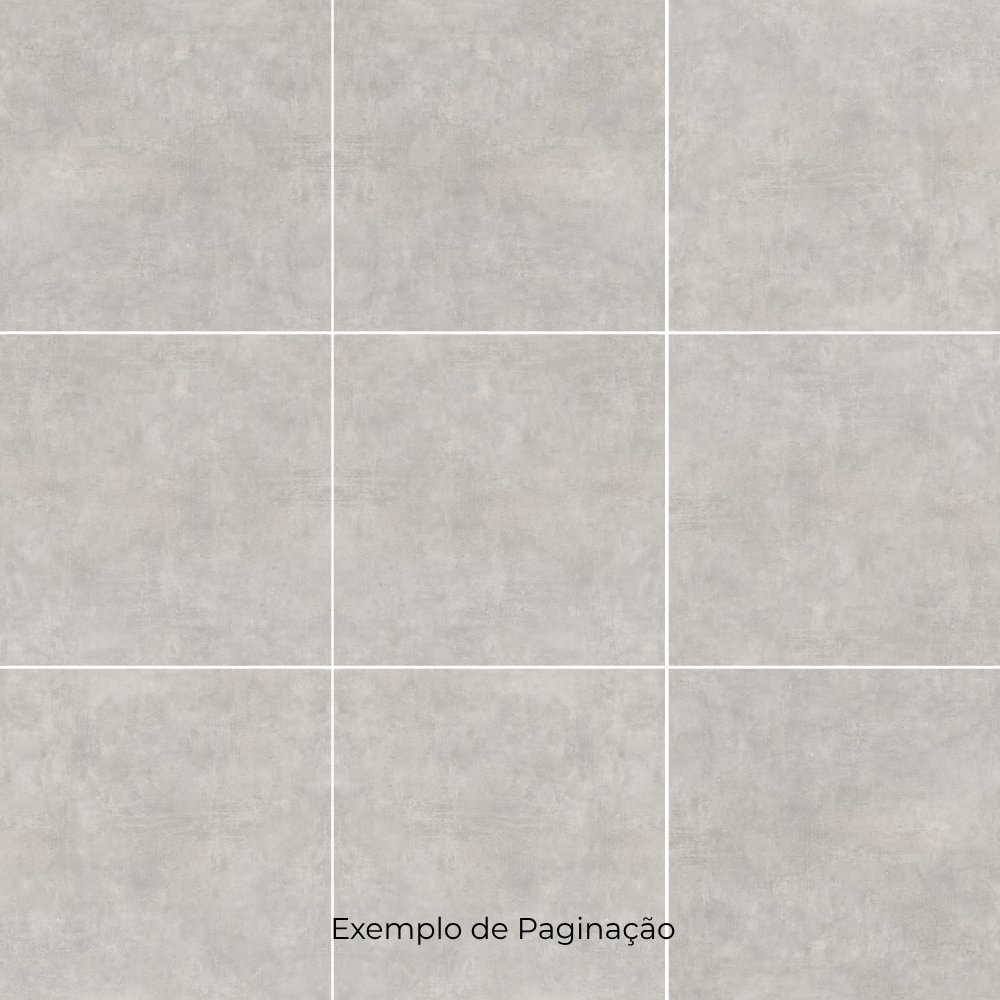 Porcelanato Polido 71x71cm Caixa 2,52m² ViaRosa Metropole Cement Retificado - PTR71080