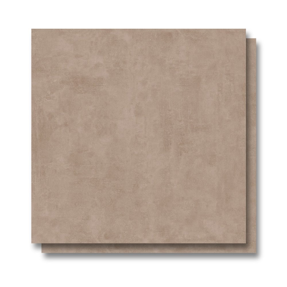 Porcelanato Polido 71x71cm Caixa 2,52m² ViaRosa Metropole Mocca Retificado - PTR71089