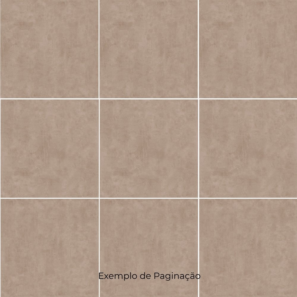 Porcelanato Polido 71x71cm Caixa 2,52m² ViaRosa Metropole Mocca Retificado - PTR71089