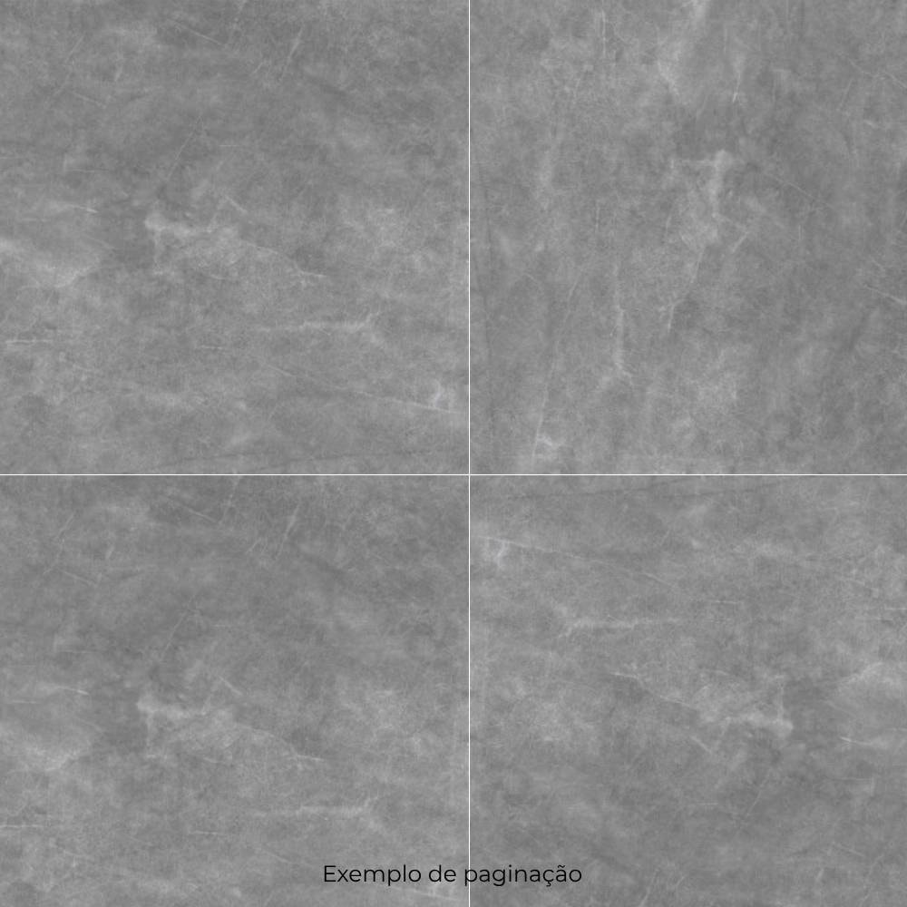 Porcelanato Polido 72x72cm Caixa 2,59m² Savane Manhattan Gray - Retificado