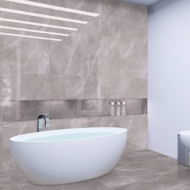 Porcelanato Polido 72x72cm Caixa 2,61m² Delta Fuji Sand Retificado - 3054
