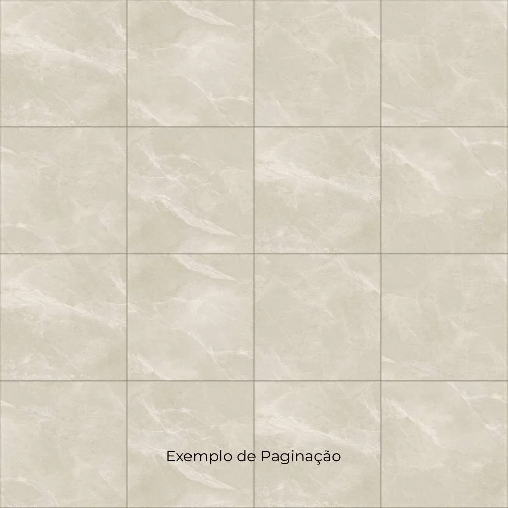 Porcelanato Polido 72x72cm Caixa 2,61m² Delta Fuji Sand Retificado - 3054