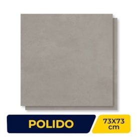 Porcelanato Polido 73x73cm Caixa 2,65m² Delta Madrid Bloc Retificado - 2441