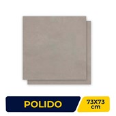 Porcelanato Polido 73x73cm Caixa 2,65m² Delta Madrid Bloc Retificado - 2441