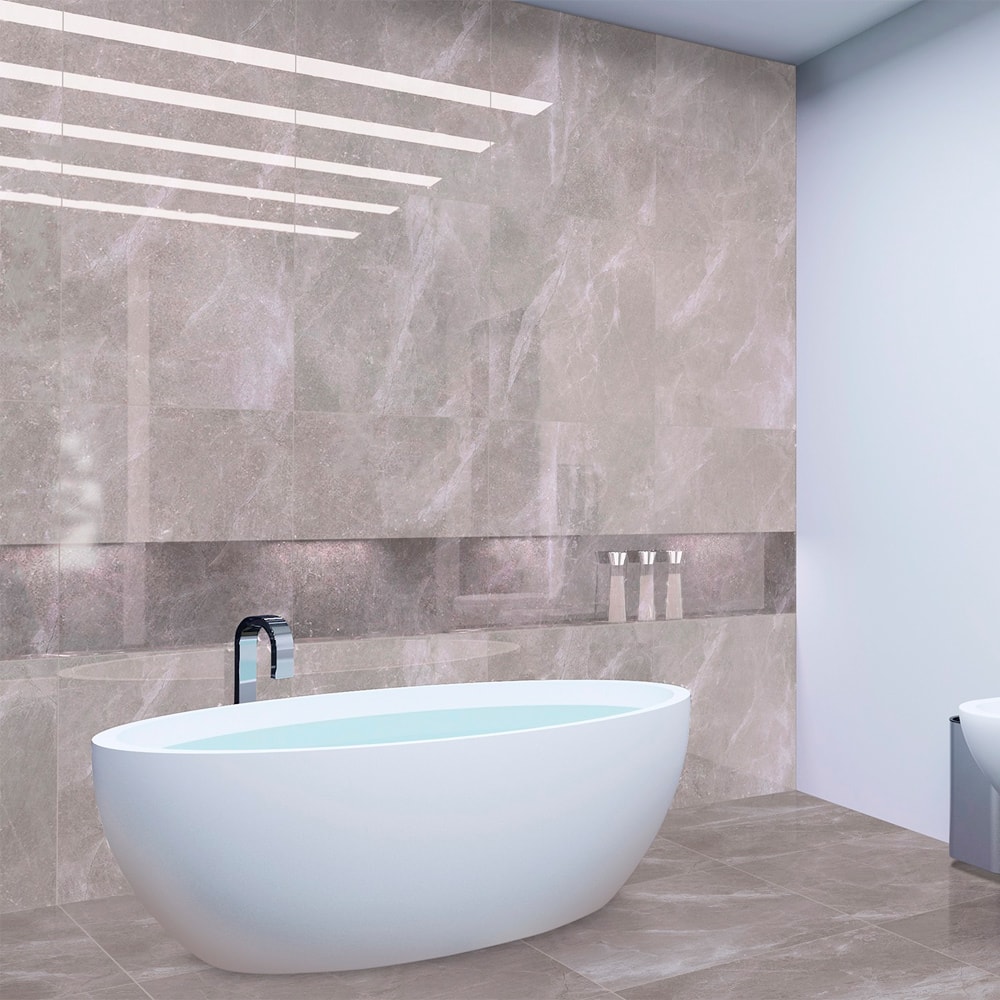 Porcelanato Polido 73x73cm Caixa 2,65m² Fuji Sand Retificado - 2271-A