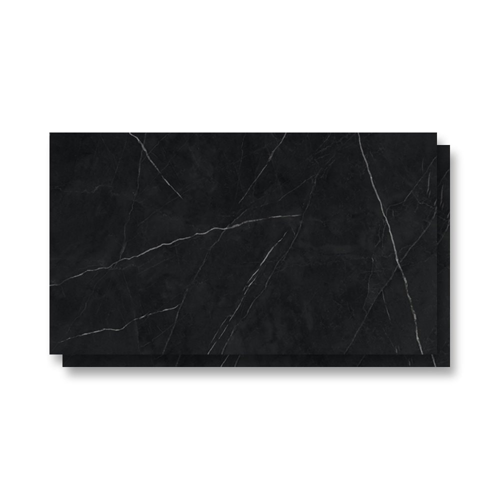 Porcelanato Polido 80.5x140cm Caixa 2,25m² Royal Black Retificado - 800008
