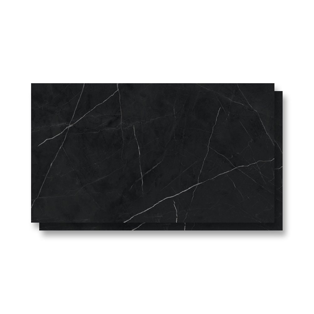 Porcelanato Polido 80.5x140cm Caixa 2,25m² Royal Black Retificado - 800008