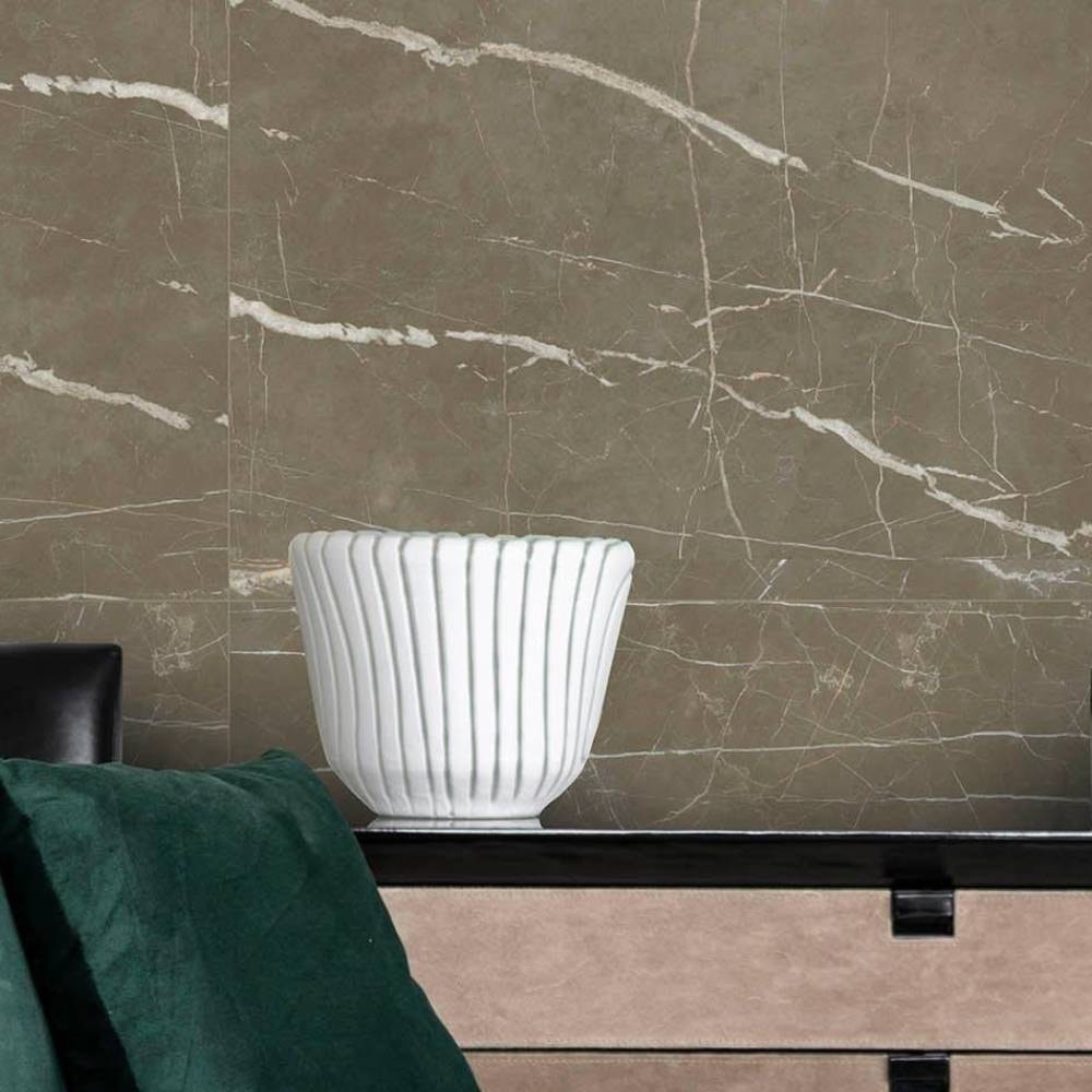 Porcelanato Polido 80,5x140cm Caixa 2,25m² Villagres Amani Bronze Retificado - 800013