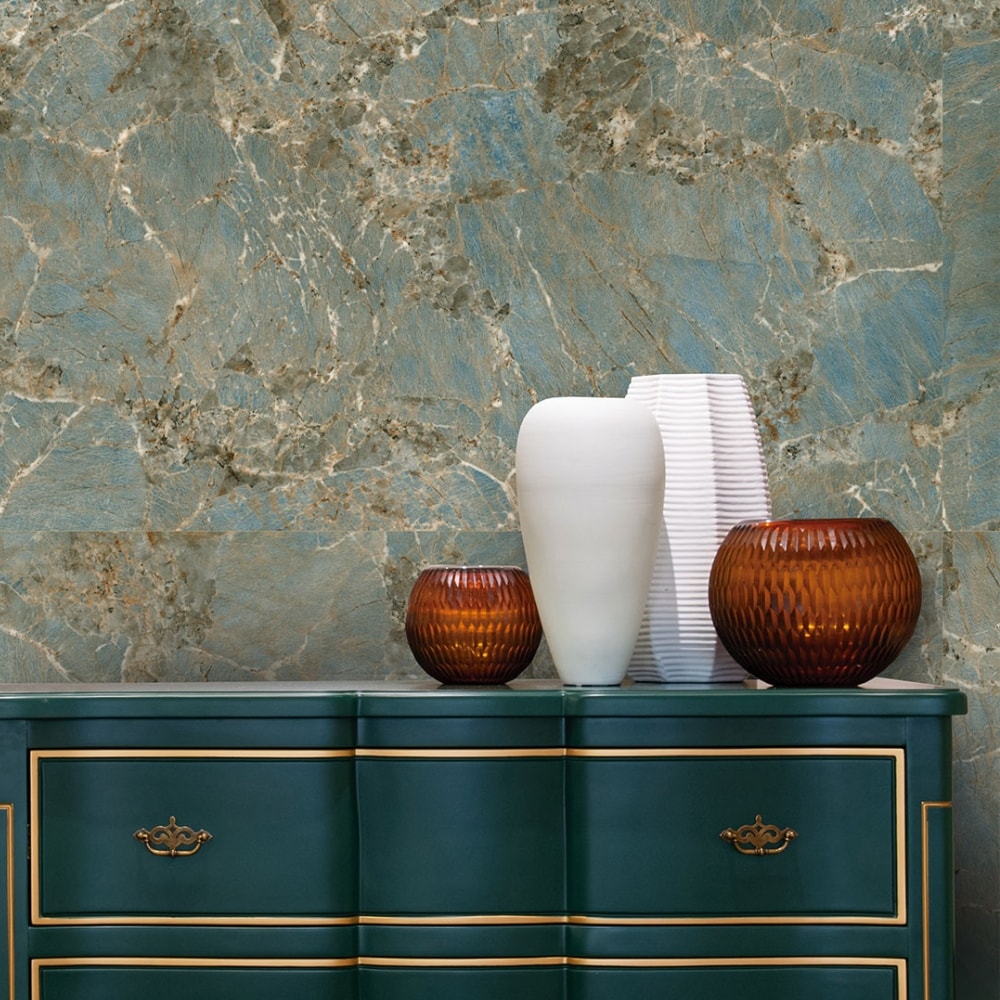 Porcelanato Polido 80,5x140cm Caixa 2,25m² Villagres Amazonita Retificado - 800014