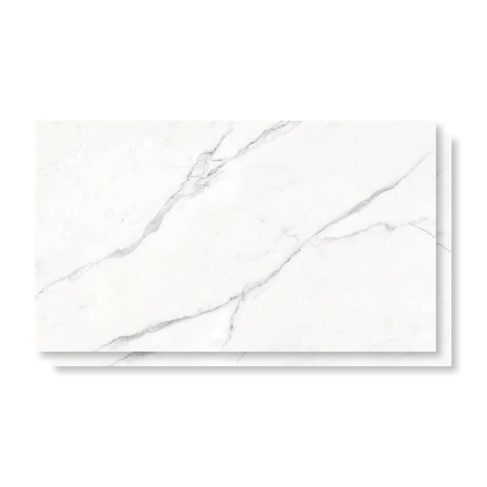Porcelanato Polido 80,5x140cm Caixa 2,25m² Villagres Castellamare Bianco Retificado - 800006