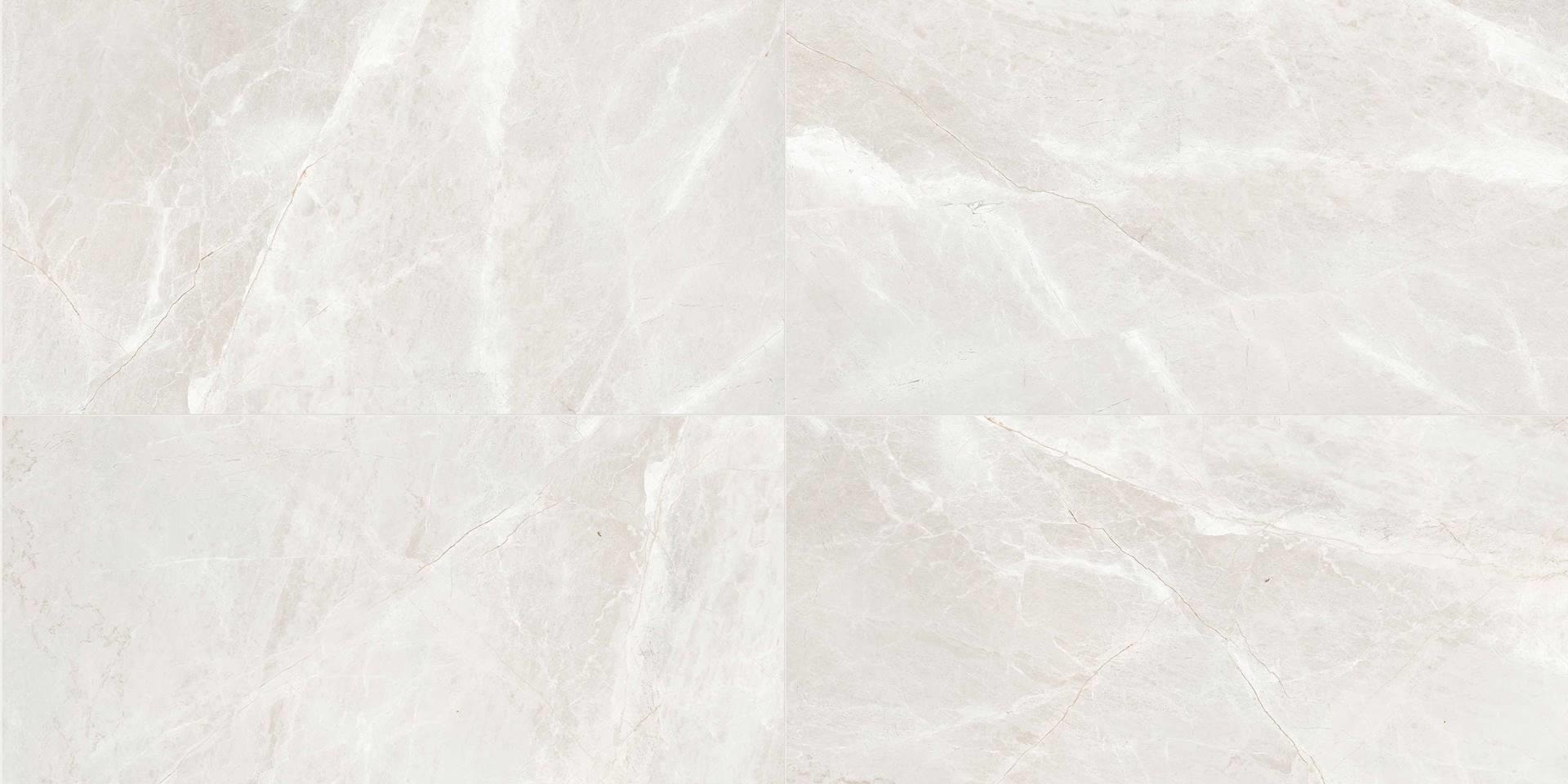 Porcelanato Polido 80,5x140cm Caixa 2,25m² Villagres Monte Bianco Retificado - 800021