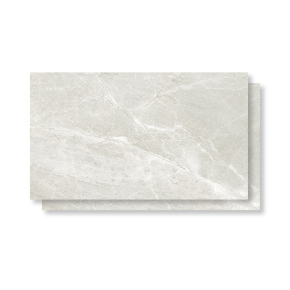 Porcelanato Polido 80,5x140cm Caixa 2,25m² Villagres Monte Bianco Retificado - 800021