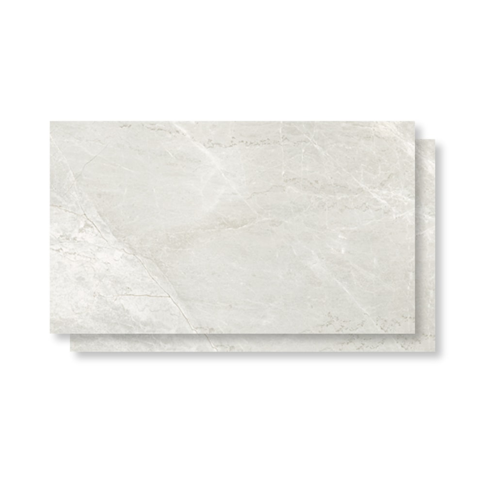 Porcelanato Polido 80,5x140cm Caixa 2,25m² Villagres Monte Bianco Retificado - 800021