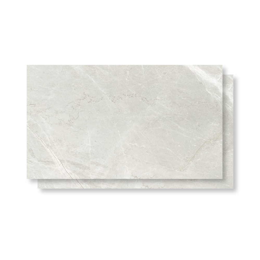 Porcelanato Polido 80,5x140cm Caixa 2,25m² Villagres Monte Bianco Retificado - 800021