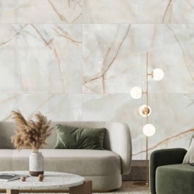 Porcelanato Polido 80,5x140cm Caixa 2,25m² Villagres Palazzo Ducale Retificado - 800005