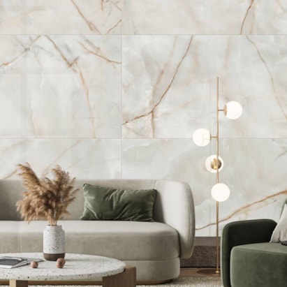 Porcelanato Polido 80,5x140cm Caixa 2,25m² Villagres Palazzo Ducale Retificado - 800005