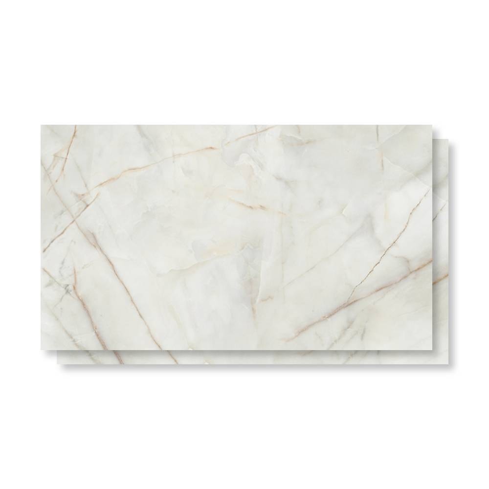 Porcelanato Polido 80,5x140cm Caixa 2,25m² Villagres Palazzo Ducale Retificado - 800005