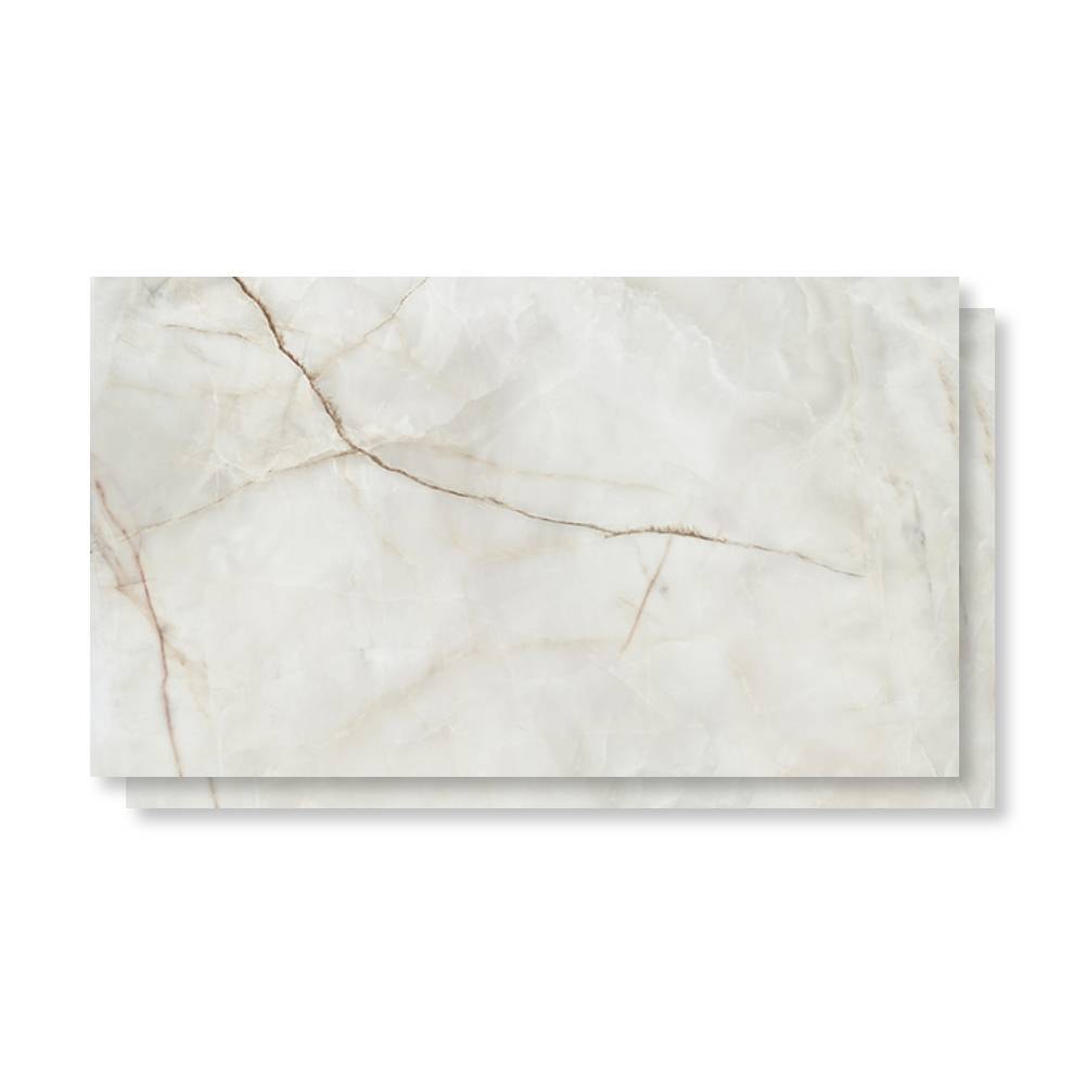 Porcelanato Polido 80,5x140cm Caixa 2,25m² Villagres Palazzo Ducale Retificado - 800005