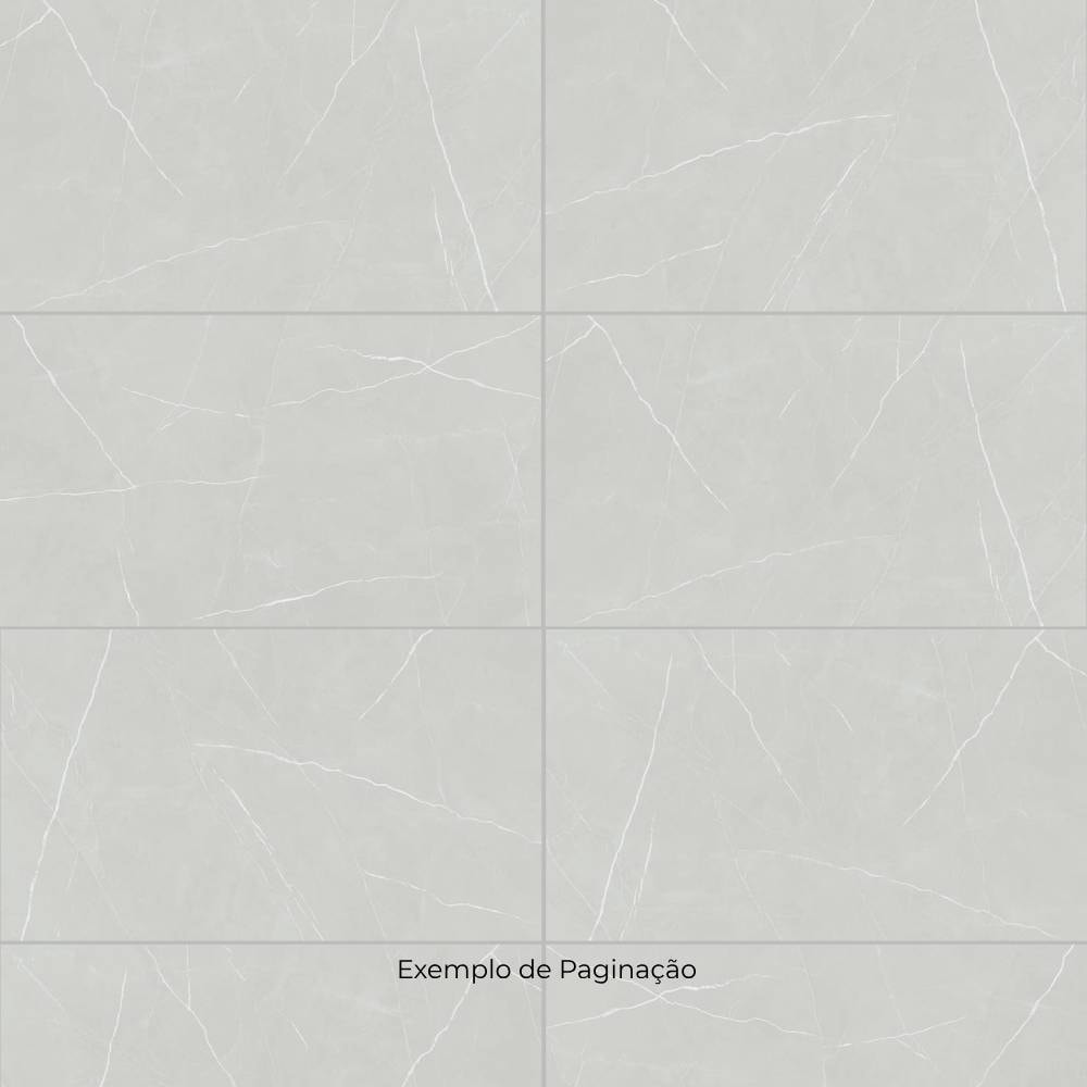 Porcelanato Polido 80,5x140cm Caixa 2,25m² Villagres Savoy Silver Retificado - 800020