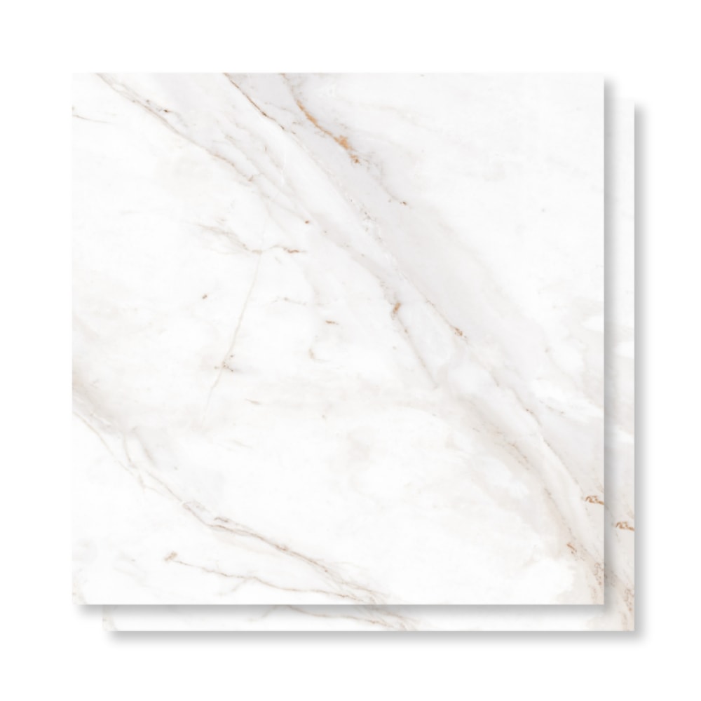 Porcelanato Polido 82X82cm Caixa 2,02m² Castelli Castel Tasso Lux Retificado - P70420