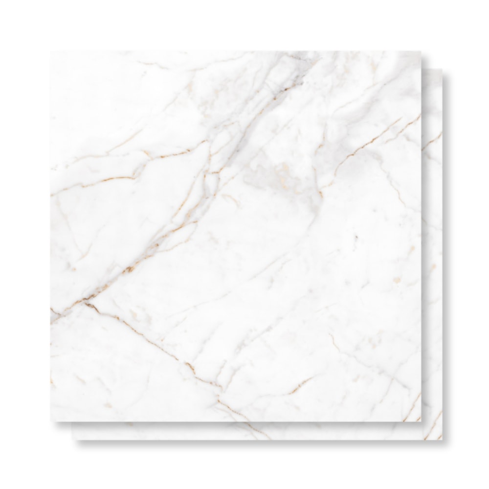 Porcelanato Polido 82X82cm Caixa 2,02m² Castelli Castel Tasso Lux Retificado - P70420