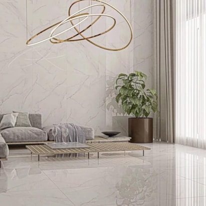 Porcelanato Polido 82X82cm Caixa 2,02m² Castelli Castel Tasso Lux Retificado - P70420