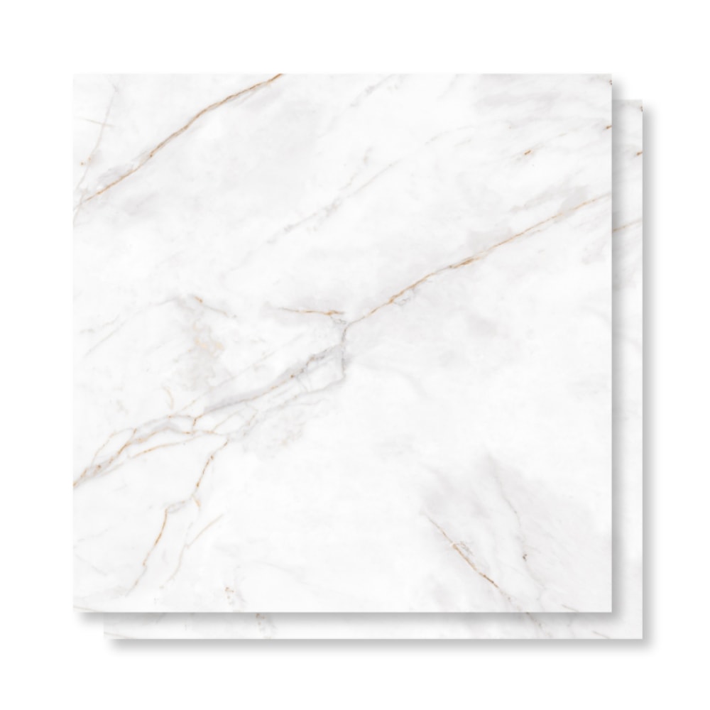 Porcelanato Polido 82X82cm Caixa 2,02m² Castelli Castel Tasso Lux Retificado - P70420