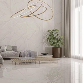 Porcelanato Polido 82X82cm Caixa 2,02m² Castelli Castel Tasso Lux Retificado - P70420