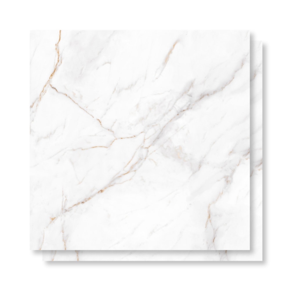 Porcelanato Polido 82X82cm Caixa 2,02m² Castelli Castel Tasso Lux Retificado - P70420