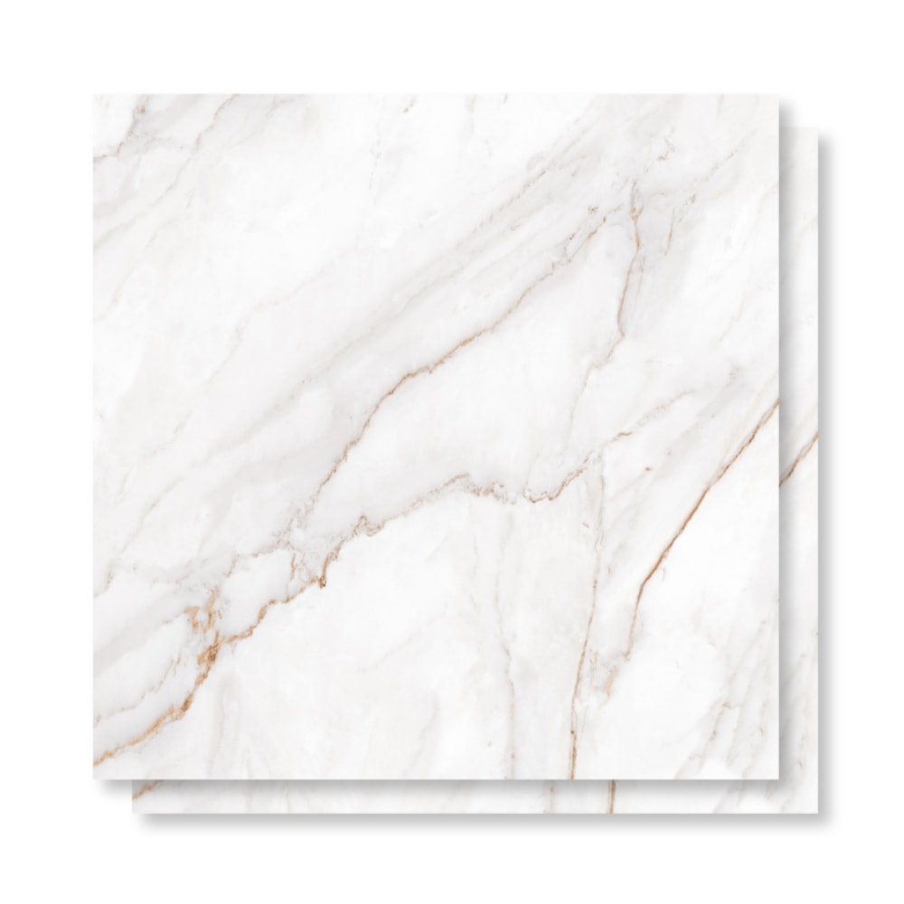 Porcelanato Polido 82X82cm Caixa 2,02m² Castelli Castel Tasso Lux Retificado - P70420