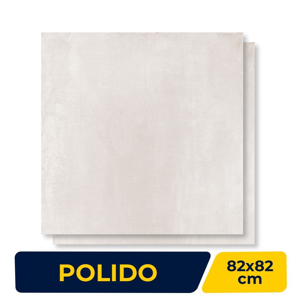 Porcelanato Polido 82X82cm Caixa 2,02m² Castelli Fontanellato Lux Plus Retificado - P70414
