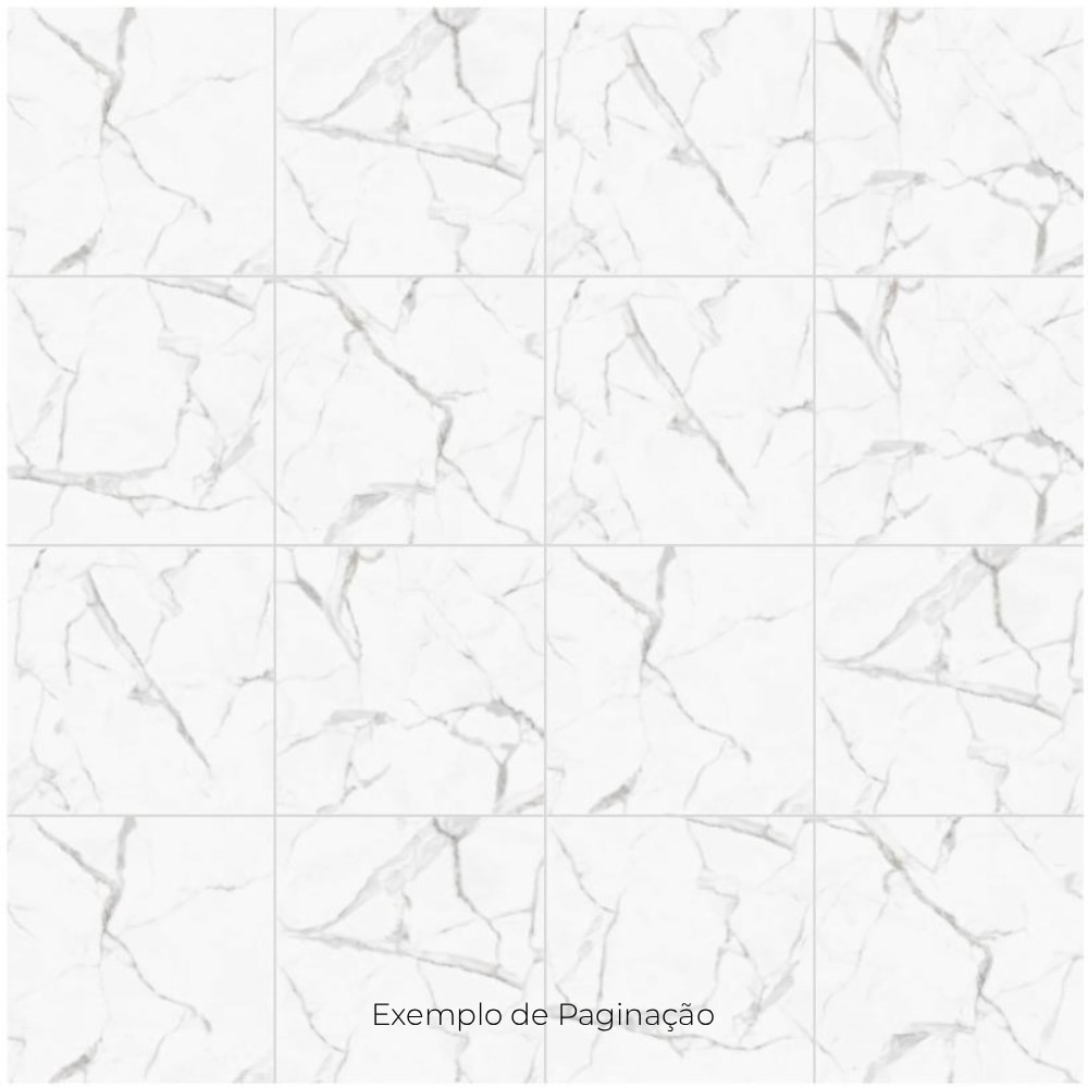 Porcelanato Polido 82X82cm Caixa 2,02m² Damme Calacata Retificado - PR82002