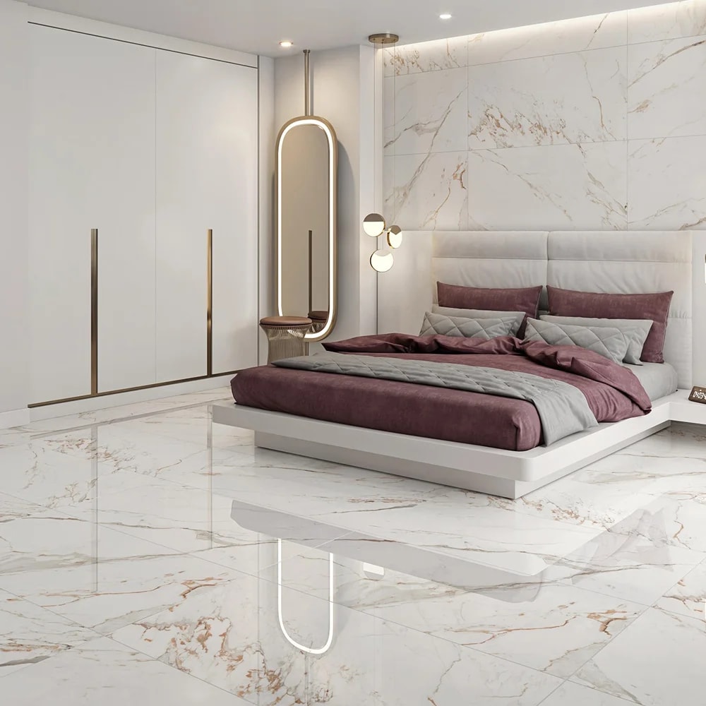 Porcelanato Polido 82X82cm Caixa 2,02m² Damme Capraia Retificado - PR82147