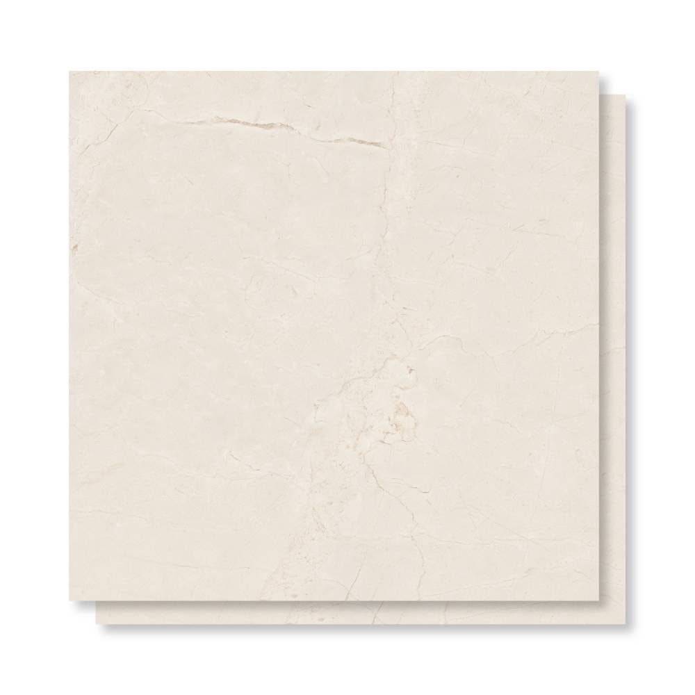 Porcelanato Polido 82x82cm Caixa 2,02m² Damme Crema Natura Retificado - PR82197