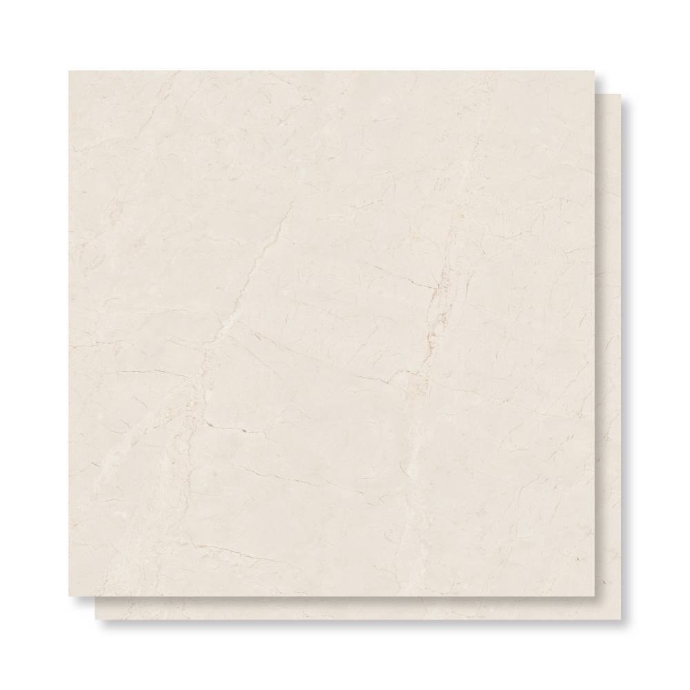 Porcelanato Polido 82x82cm Caixa 2,02m² Damme Crema Natura Retificado - PR82197