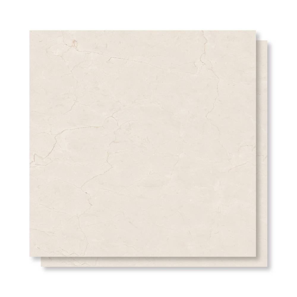 Porcelanato Polido 82x82cm Caixa 2,02m² Damme Crema Natura Retificado - PR82197