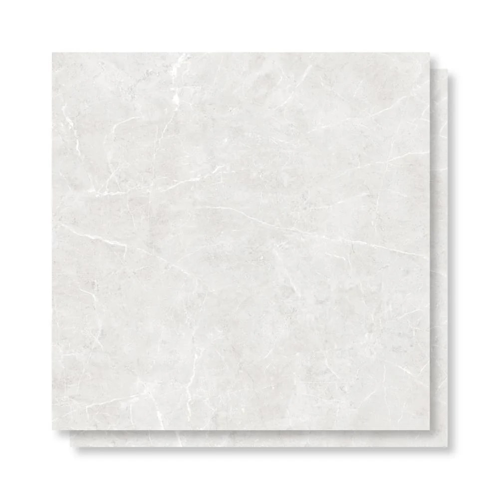 Porcelanato Polido 82x82cm Caixa 2,02m² Damme Magdal Ice Retificado - PR82185
