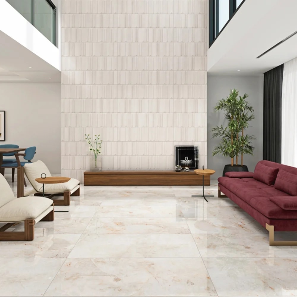 Porcelanato Polido 82x82cm Caixa 2,02m² Damme Patagonia Retificado - PR82198