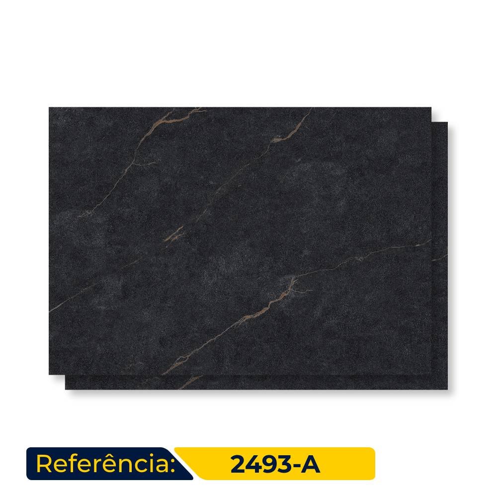 Porcelanato Polido 84x120cm Caixa 3,00m² Delta Vene Doro Nero Retificado - 2493-A