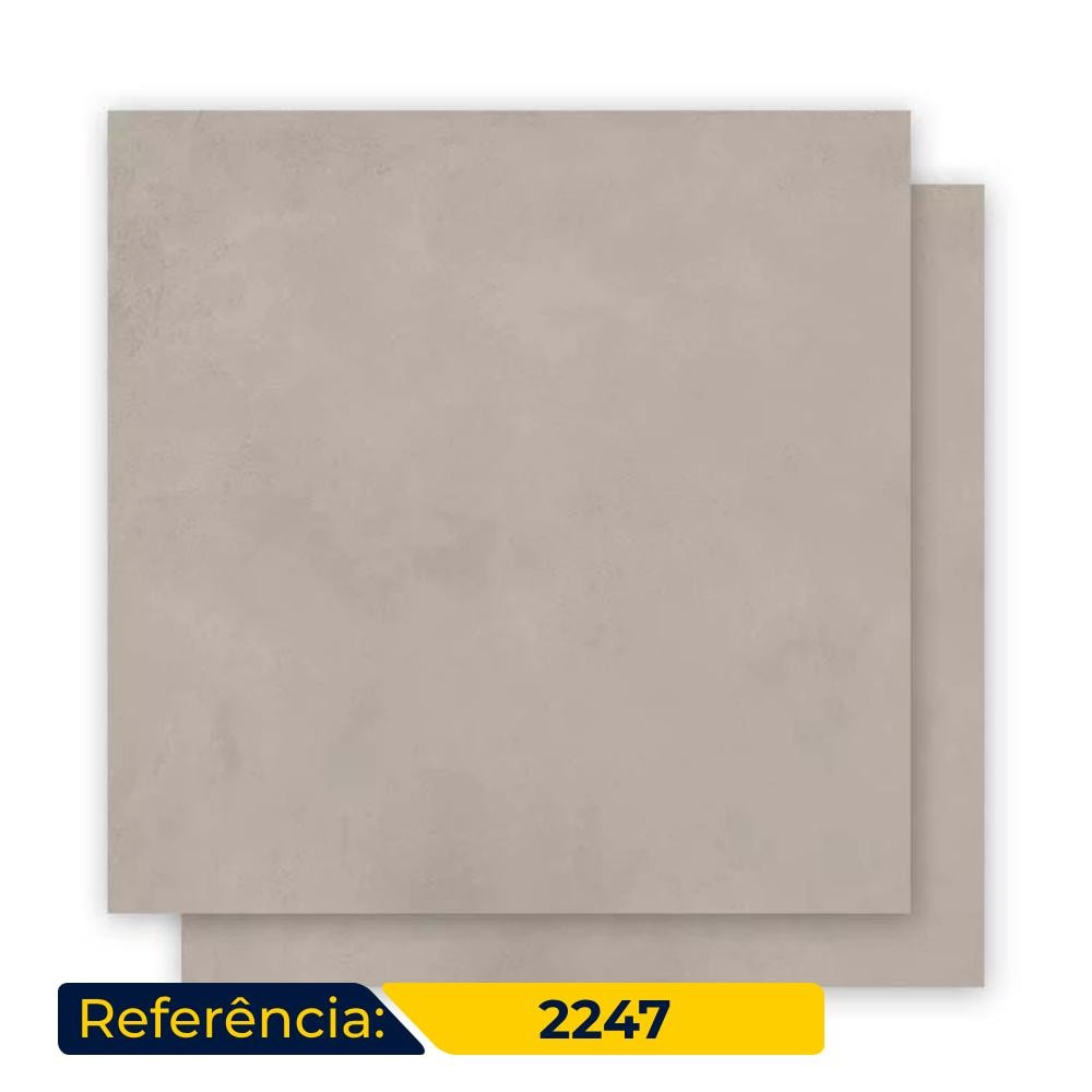 Porcelanato Polido 84x84cm Caixa 2,80m² Delta Barcelona Bloc Retificado - 2247