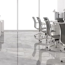 Porcelanato Polido 84x84cm Caixa 2,80m² Delta Pulpis Cinza Retificado - 2235